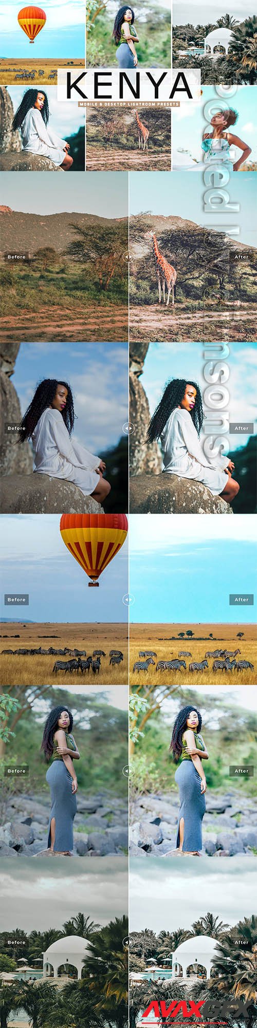 Kenya Mobile & Desktop Lightroom Presets