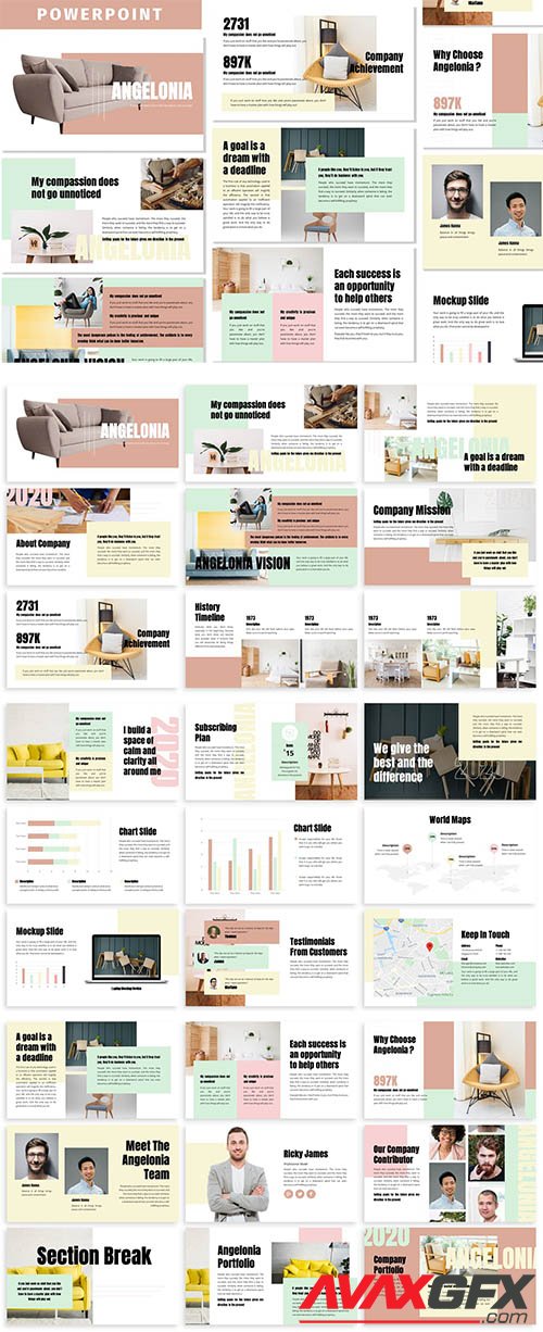 Angelonia - Business Powerpoint Template