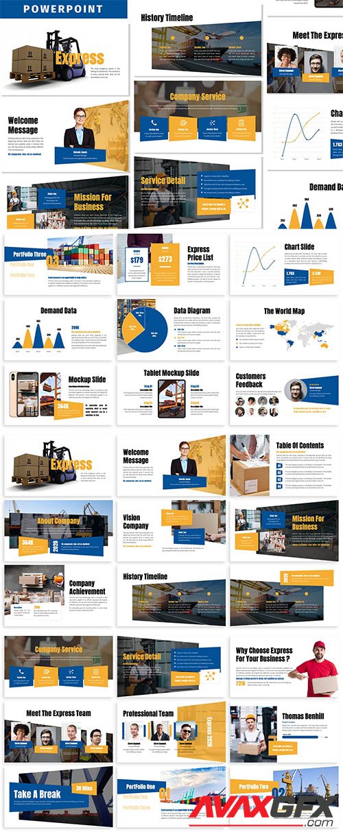 Express - Business Powerpoint Template