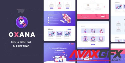 ThemeForest - Oxana v1.0 - SEO & Digital Marketing HTML Template - 25931281