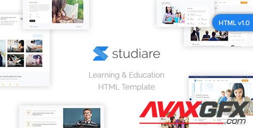 ThemeForest - Studiare v1.0 - Education HTML5 Template for Univeristy & Online Courses - 25181046