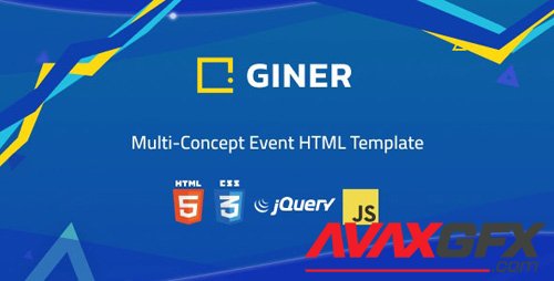 ThemeForest - Giner v1.0 - Multi-Concept Event HTML Template - 24631142
