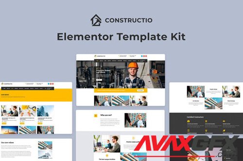 ThemeForest - Constructio v1.0 - Architecture & Construction Template Kit - 25860560