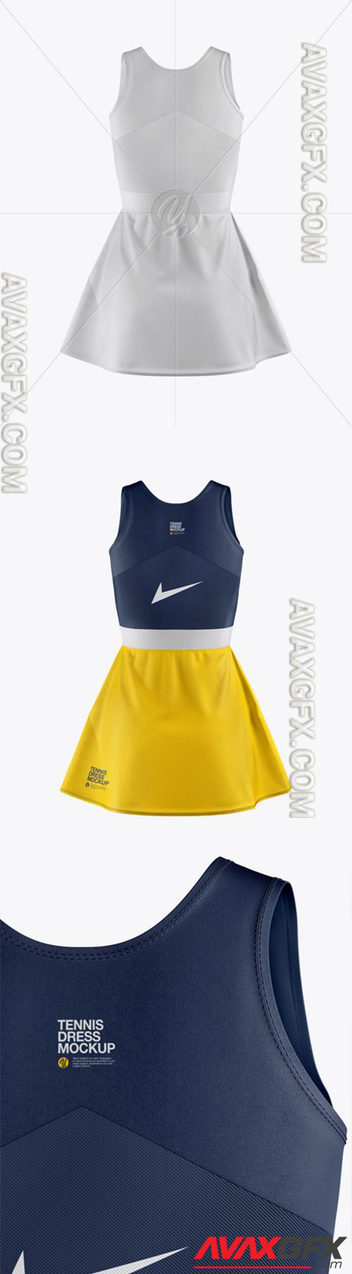 Women’s Tennis Dress Mockup 32483