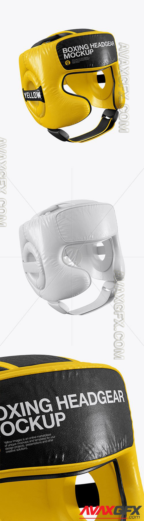 Boxing Headgear Mockup - Half Side View 21681