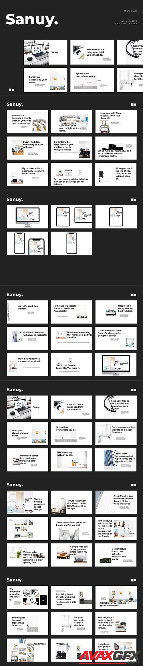 Sanuy -  PowerPoint, Keynote, Google Slides Templates