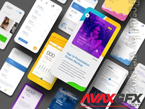 App Ui Screen Presentation Mockup