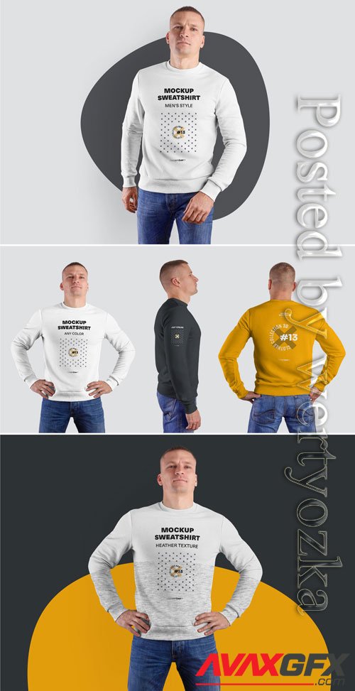 4 Mockup Sweatshirts