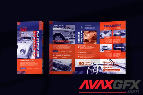 Automotive Show Trifold Brochure