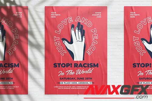 Stop Racism Campaign Flyer