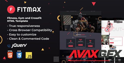 ThemeForest - Fitmax v1.0 - Fitness and Crossfit HTML Template - 24759365