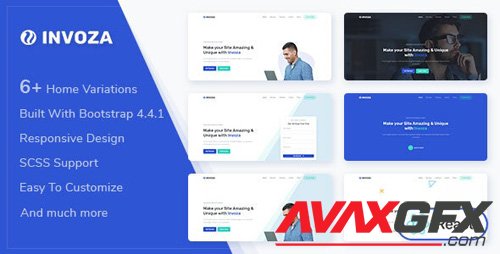 ThemeForest - Invoza v1.0.0 - React Landing Page Template - 27287695