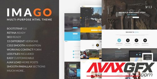 ThemeForest - Imago v1.1 - Multipurpose HTML5 Template - 10821364