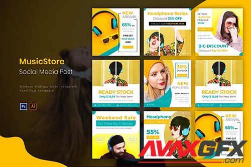 Music Store | Social Media Post