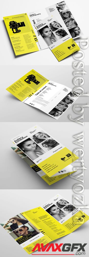 Brochure Layout for Photographers and Photography Exhibitions 323035753