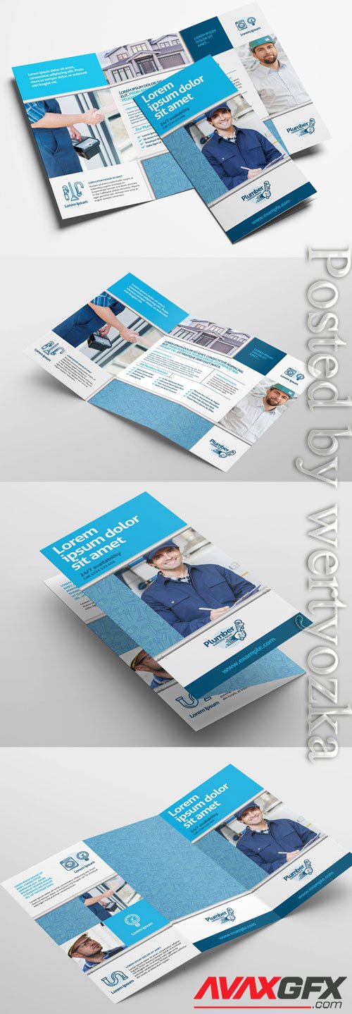 Plumber Brochure Layout