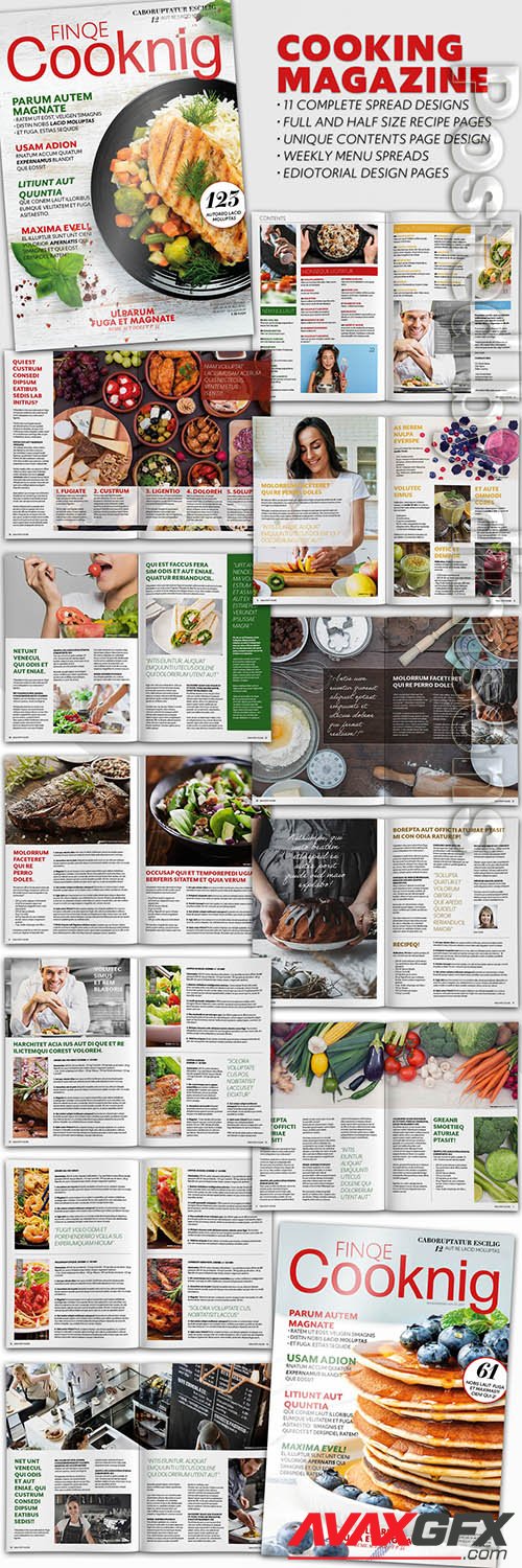 Cooking Magazine Layout 331040052