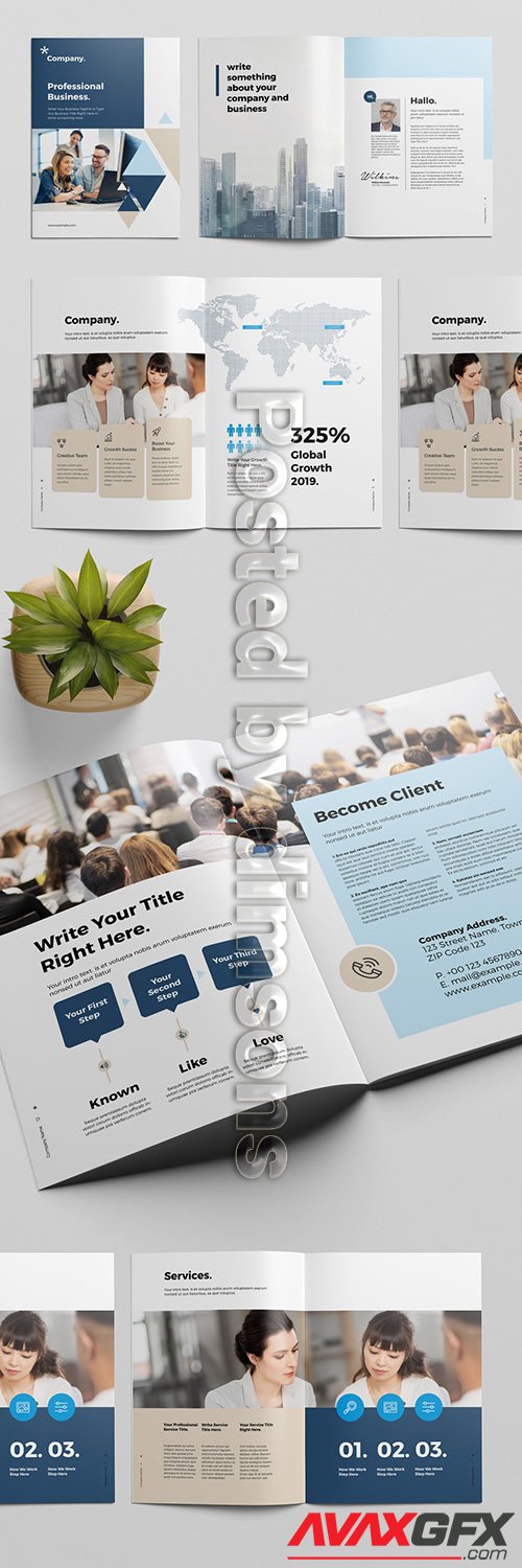 Business Brochure Layout 326148994