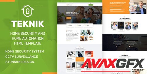 ThemeForest - Teknik v1.0 - Security Services HTML Template - 27034775