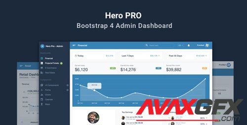 ThemeForest - Hero PRO v1.1.0 - Bootstrap 4 Admin Dashboard Theme - 21525206