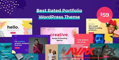 ThemeForest - Leedo v1.3.8 - Modern, Colorful & Creative Portfolio WordPress Theme - 22697428