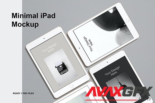 Minimal iPad Mockup