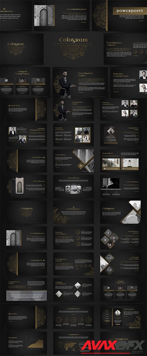 Cologram - Islamic Powerpoint Template