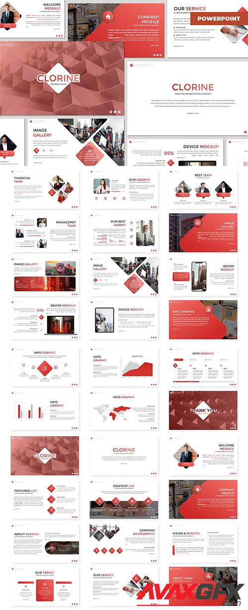 Clorine - Multipurpose Powerpoint Template