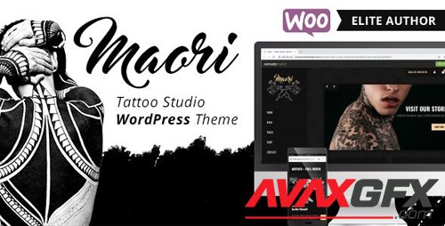 ThemeForest - Maori v1.3 - Tattoo Studio WordPress Theme - 22600206