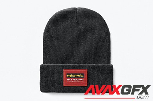 Beanie Mock-Up Template