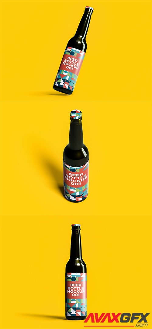 Beer Bottle Mockup 001