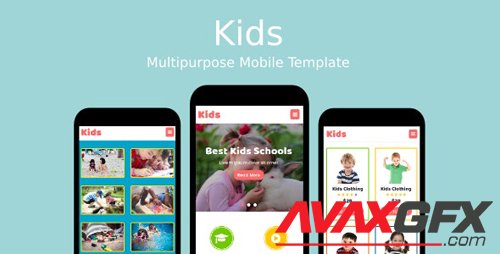 ThemeForest - Kids v1.0 - Multipurpose Mobile Template - 19263118
