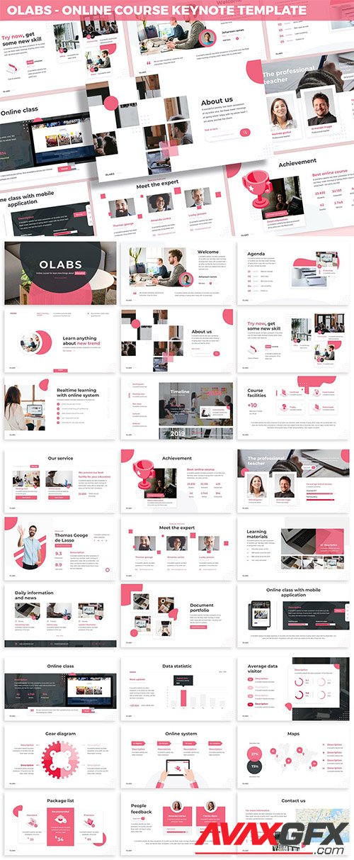 Olabs - Online Course Keynote Template