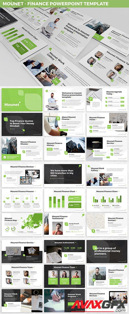 Mounet - Finance Powerpoint Template