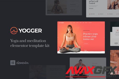 ThemeForest - Yogger v1.0 - Meditation and Yoga Elementor Template Kit - 27659536