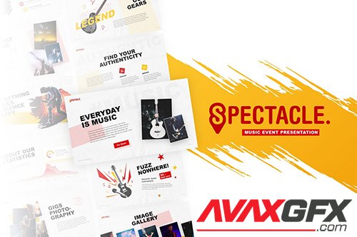 Spectacle - Music Event PowerPoint Template