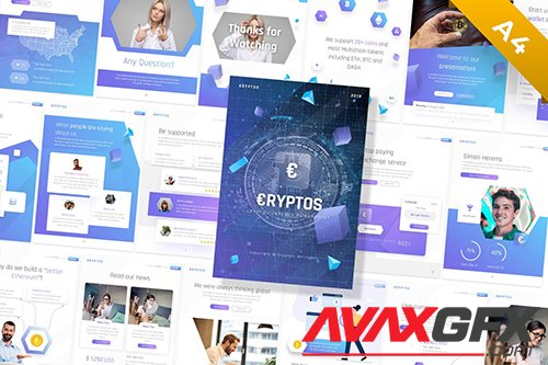 Cryptos - Portrait Crypto Currency Template