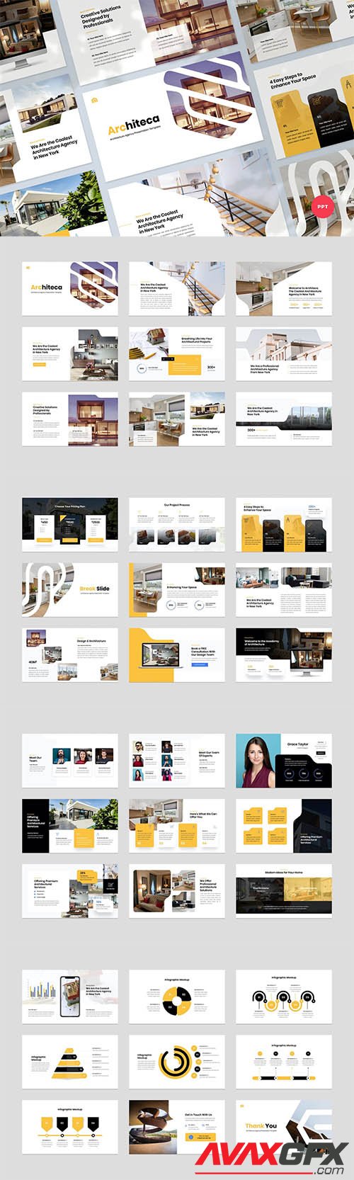 Architecture Agency & Design PowerPoint Template
