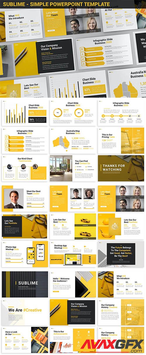 Sublime - Simple Powerpoint Template