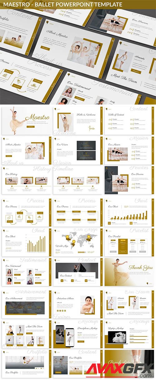 Maestro - Ballet Powerpoint Template