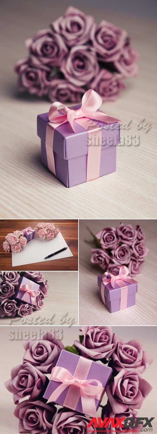 Stock Photo - Flowers & Gift
