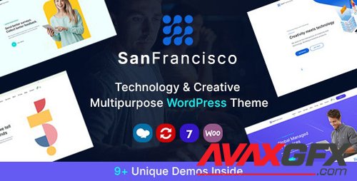 ThemeForest - San Francisco v1.1 - IT Technology and Creative WordPress Theme - 27062705