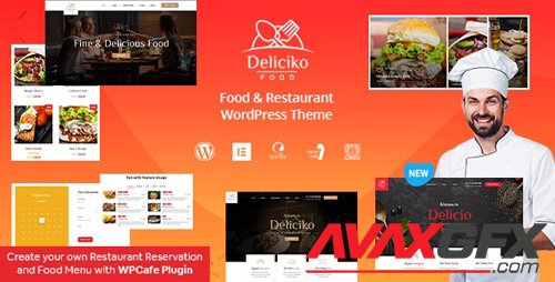 ThemeForest - Deliciko v1.9 - Restaurant WordPress Theme - 24062427