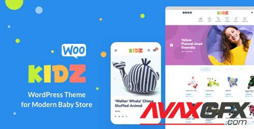 ThemeForest - KIDZ v2.8 - Baby Shop & Kids Store WordPress WooCommerce Theme - 17688768