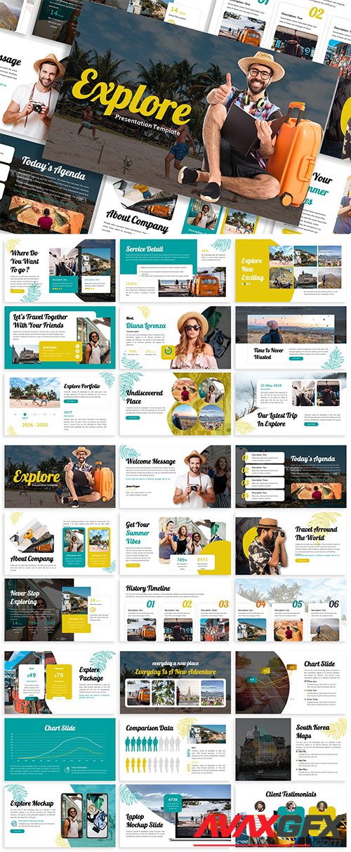 Explore - Traveling Template Prensentation