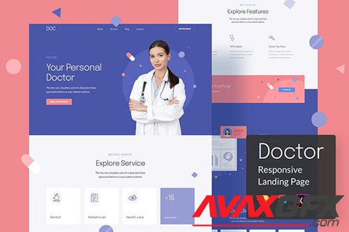 Doctor Responsive Landing Page