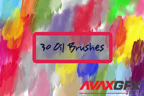 30 Oil Brushes