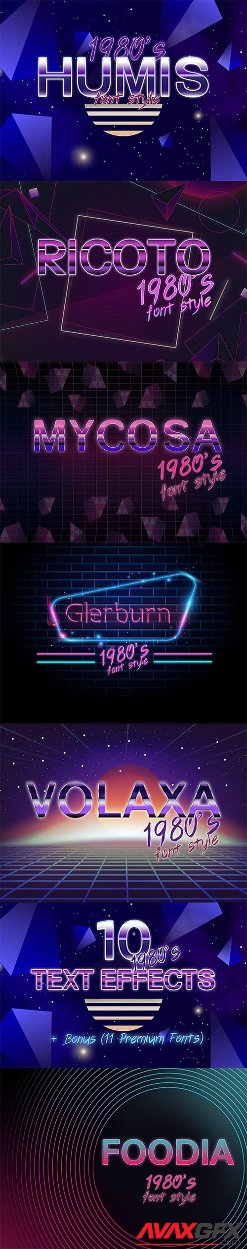 10 Synthwave Text Effects