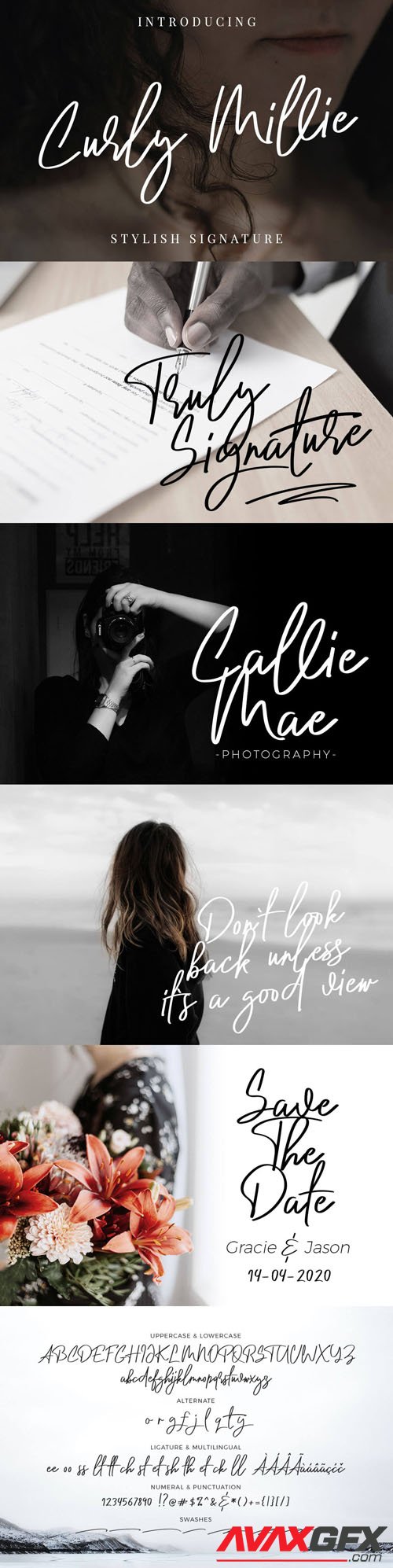 Curly Millie - Stylish Signiture Font