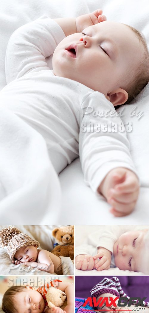 Stock Photo - Sleeping Baby